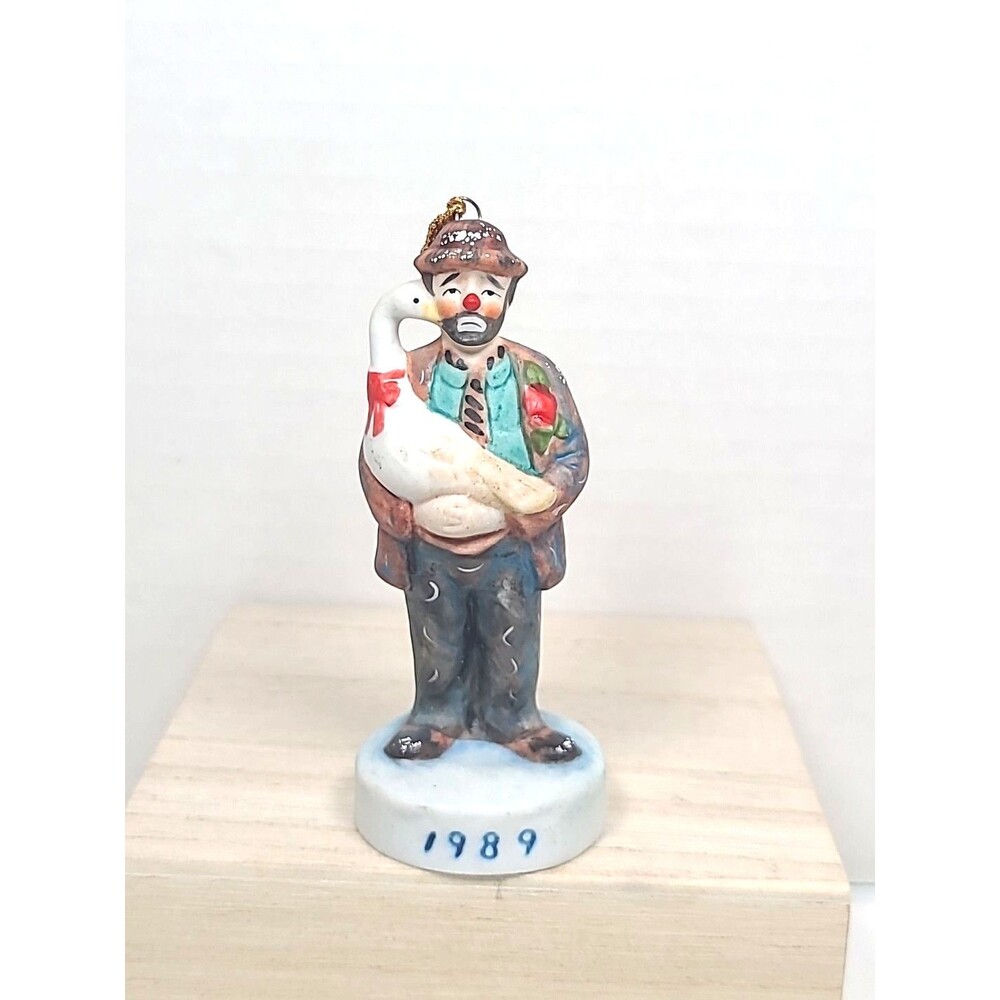 Vintage The Original Emmett Kelly Circus Collection - Christmas Feast 1989 Goose